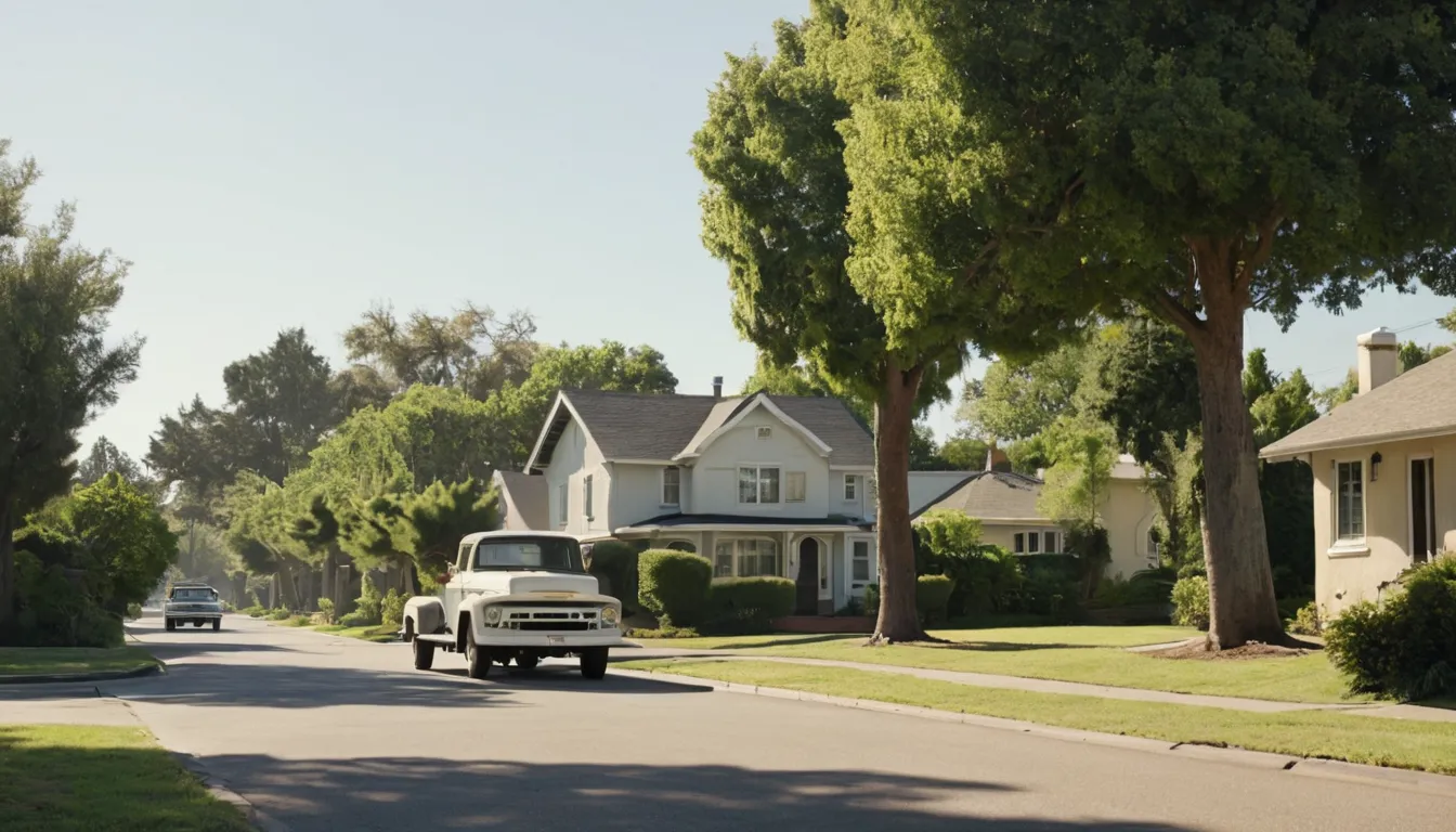 Tree-lined residential street in San Clemente